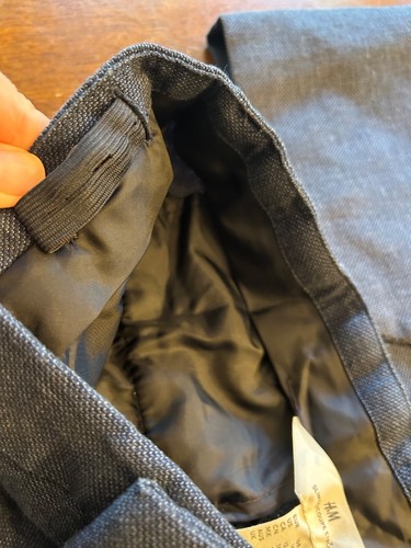 H & M boys blue cotton/linen suit - Picture 6 of 6
