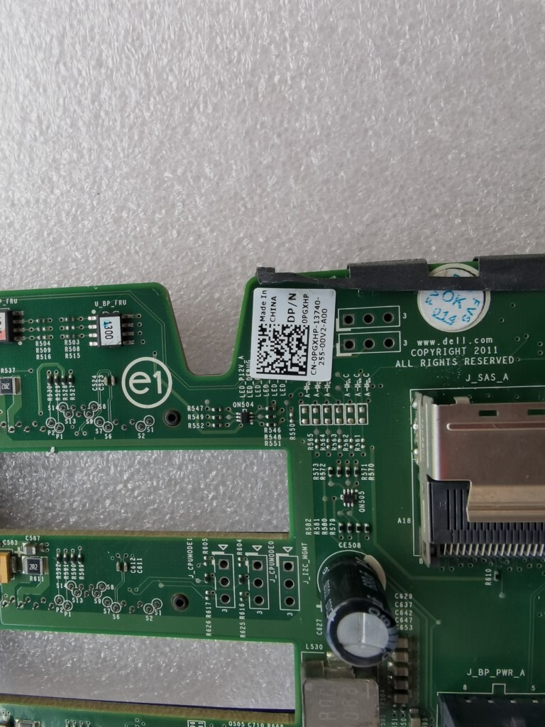 DELL .. FOND DE PANIER SAS pour DELL POWEREDGE R720 R720xd .Ref: 0PGXHP