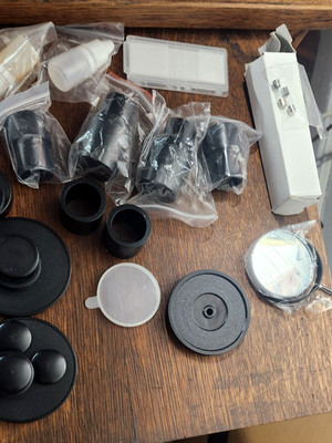 AmScope  MU1803 Microscope Digital Camera Components WF16X,WF10X/18  NO CAMERA