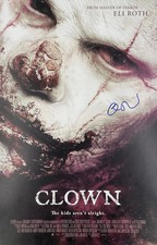 Eli Roth Autographed Clown 11x17 Poster