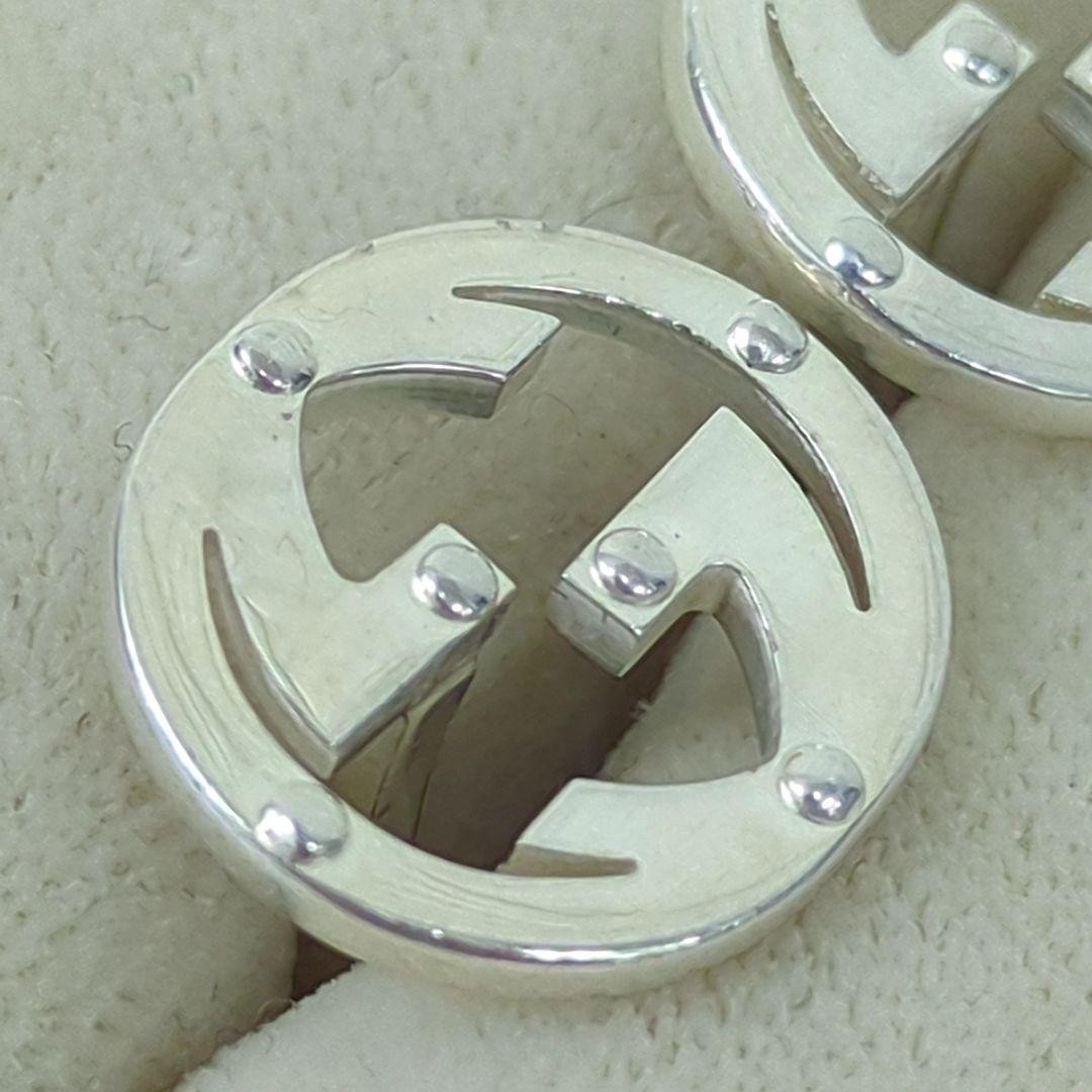 Gucci Interlocking Cufflinks Silver 925 - image 11