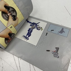 ORIGINAL RETRO LEGO USED Toy Instruction Book Manual Set - BIONICLE Piraka 8902