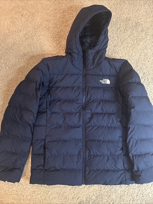 The North Face Aconcagua 3 Hoodie Jacket Coat Mens MEDIUM Summit Navy Winter