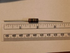 10 Vintage 47FT10J 1 Ohm 2W 5% Wirewound Power Resistors Color Coded