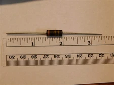 10 Vintage 47FT10J 1 Ohm 2W 5% Wirewound Power Resistors Color Coded