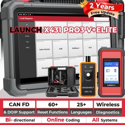 2026 X431 PRO3S+ ELITE PRO5 Car Truck Diagnostic Tool ECU J2534 Programming