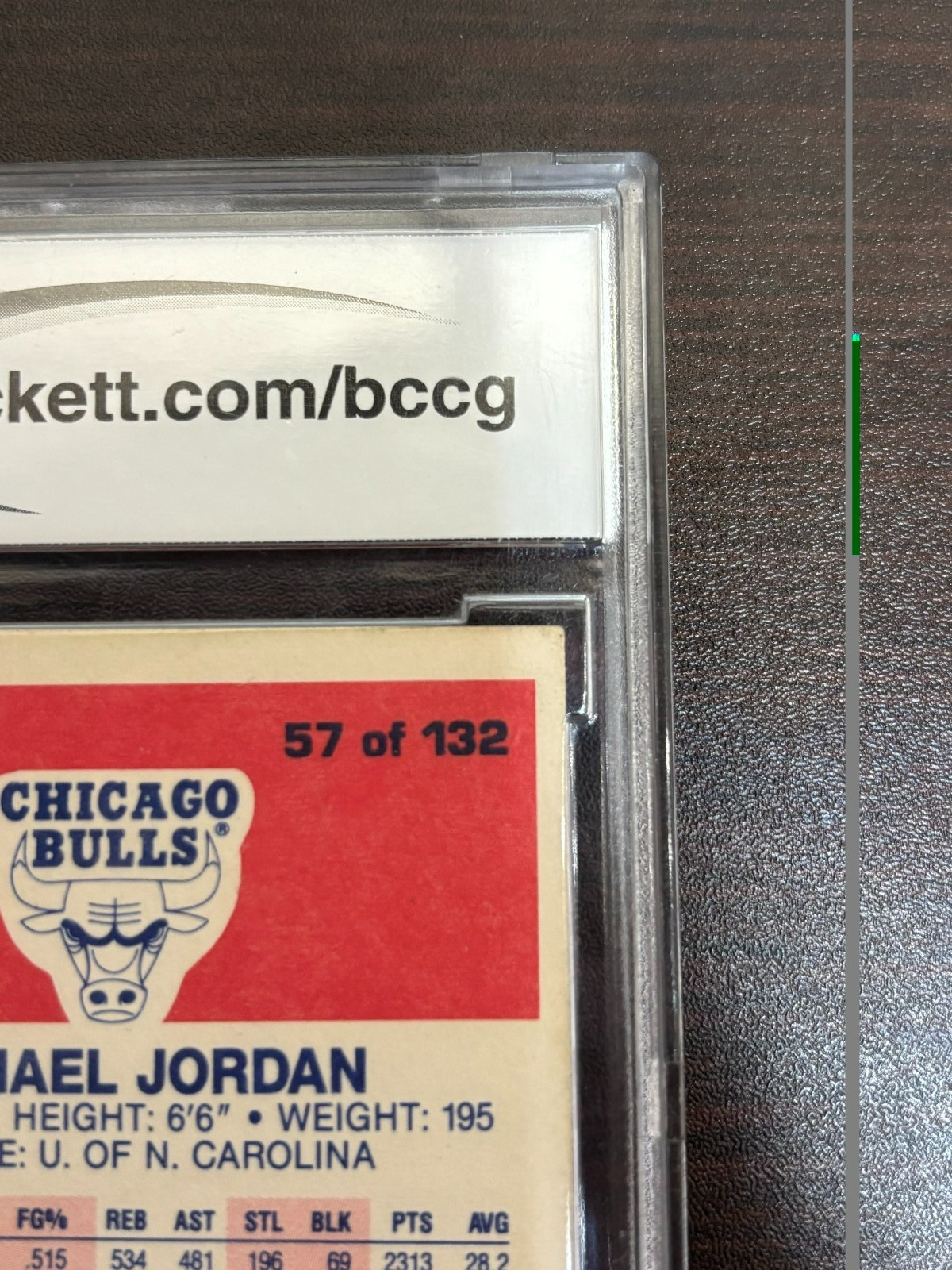 1986-87 Fleer - Michael Jordan #57 (RC) view 6