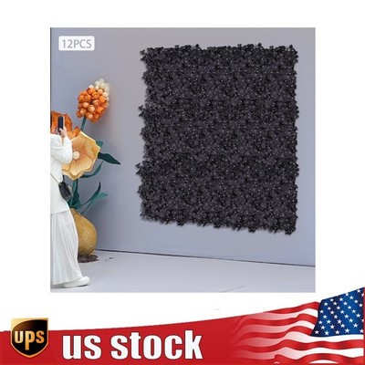 Flower Wall Panel Artificial Floral Backdrop Artificial 3D Flowers Wall Panels