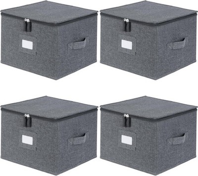 popoly 4 Pack China Storage Containers Hard Case
