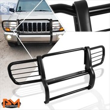 For 06-10 Jeep Commander Xk Suv Bumper Brush Grill Guard Protector Coated Black For 06-10 Jeep Commander Xk Suv Bumper Brush Grill Guard Protector Coated Black