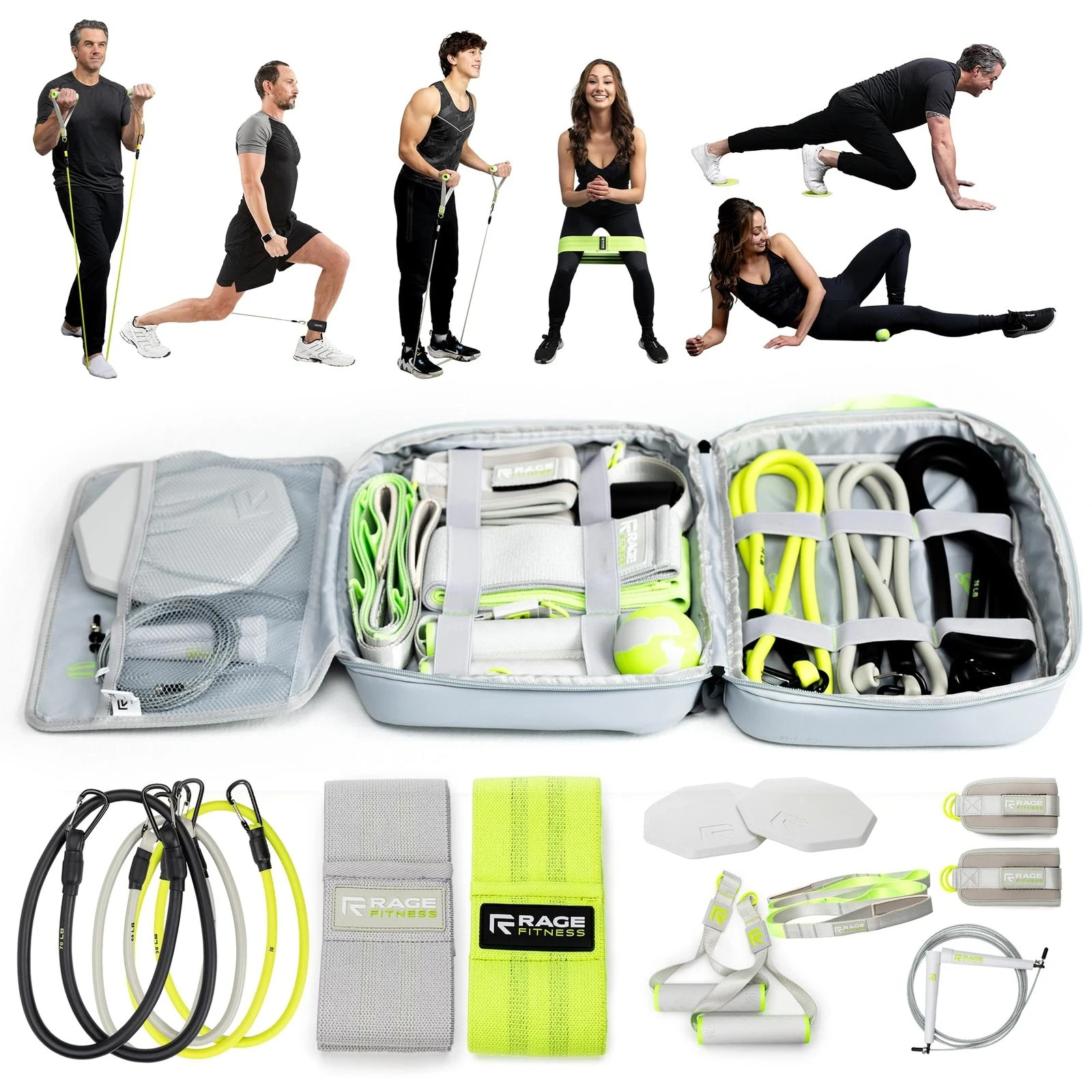 Rage Fitness EX Resistance and Recovery Kit NEW