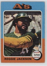 1975 Topps Reggie Jackson #300 HOF