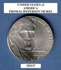 Photo of a 2024-P Jefferson Nickel from an eBay listing that sold on Jul 16, 2026