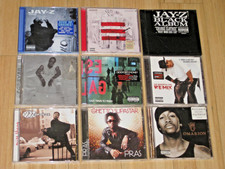 Hip Hop Rap 9 CD Album Collection Lot Puff Daddy Jay-Z Pras Omario P Diddy