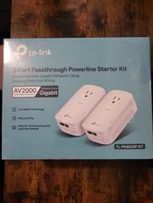 TP-LINK TLPA9020PKIT AV2000 2-Port Gigabit Powerline Starter Kit