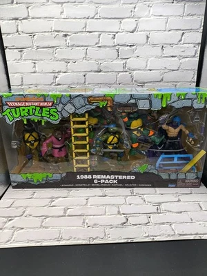 Teenage Mutant Ninja Turtles 6-Pack 1988 Remastered Playmates - Imagen 1 de 4