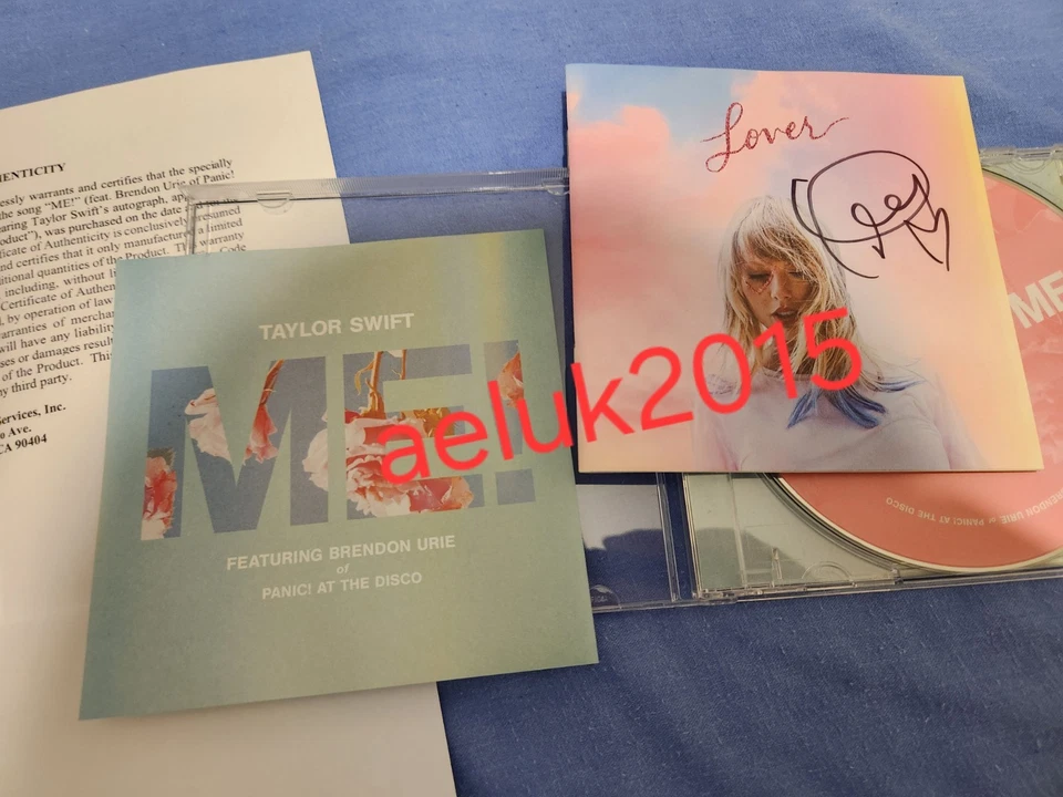 SIGNED TAYLOR SWIFT ME! CD AUTOGRAPHED LIMITED EDITION NEW SEALED RARE LOVER - Image 4 of 4