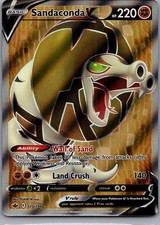 sandaconda v pokemon card value - SWSH02: Rebel Clash [ULTRA RARE] your opponent takes 2 Prize cards. Pokemon Trading Card Game Sword