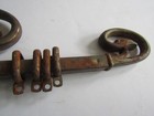 Antique Art Deco Single Swing Arm Curtain Rod Adjustable Cast Bronze Metal — photo 4