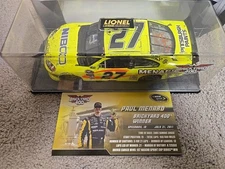 2011 Paul Menard 27 Menards Nibco Indy Indianapolis Win 1/24 Dual Autographed