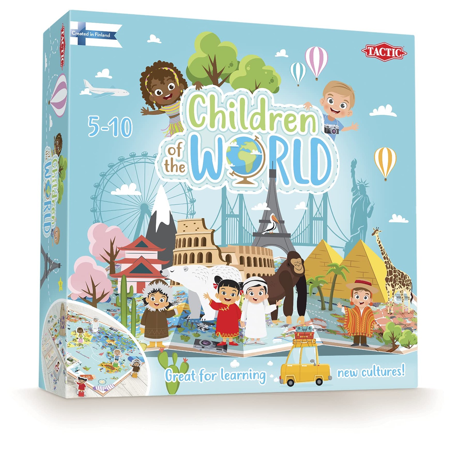 Tactic Games Children of The World, Pappe, mehrfarbig, 6,2x25x25