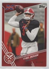 2020 Topps XFL Red 7/10 Tyree Jackson #139 1b9b