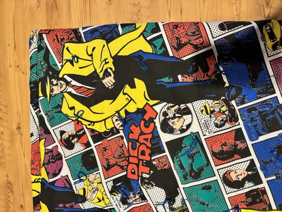 Edredom Dick Tracy Vintage Quadrinhos Desenho Animado Tamanho Completo Cama Gigante Cobertor Espalhado - Imagem 4 de 4