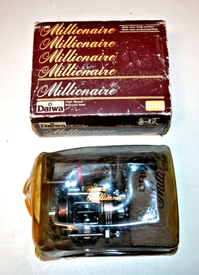 Vintage Daiwa Millionaire 5HS Hi-Speed Baitcasting Reel in