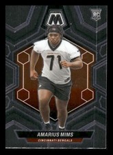 2024 Panini Mosaic #318 Amarius Mims RC Rookie Cincinnati Bengals