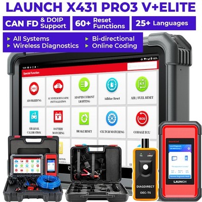 2026 LOUNCH X431 PRO3S+ Elite PRO5 Car Diagnostic Scanner Programming ECU Coding