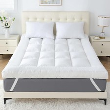 5 Inch Memory Foam Mattress Topper Queen for Back Pain, Extra Soft Pillow Top Ma