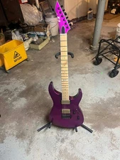 esp E-11 jap neck through.fretless...fret markers in picture are sticker frets