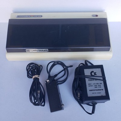 Vintage Commodore VIC 20 Computer w/ RF Cable AS IS POWERS ON BUT UNTESTED