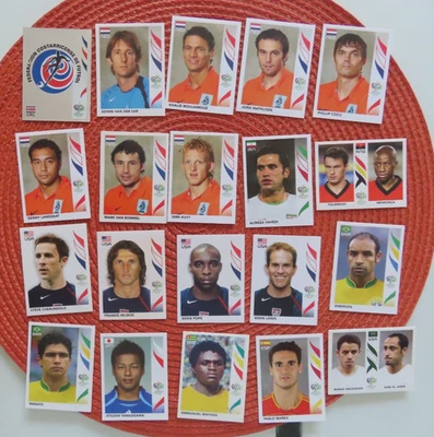 PANINI FOOTBALL LOT DE 20 IMAGES COUPE DU MONDE GERMANY 2006 AUCUN DOUBLE - Photo 1/2