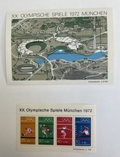 BRD Briefmarken Block &bdquo;XX. Olympische Sommerspiele M&uuml;nchen" 1972 , Postfrisch