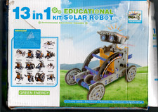 Bottleboom 13 In 1 Solar Robot Educational Kit Green Energy New, Open Box