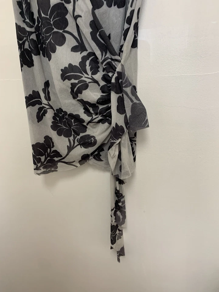 Camiseta sin mangas vintage Y2K Sweet Pea talla L malla con abertura lateral asimétrica talla grande Foto 4 de 4