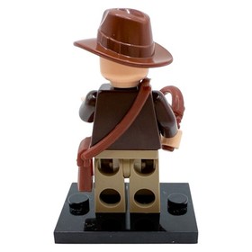 LEGO&reg; Indiana Jones Minifigure with Whip & Bag - Set 7624 - NEW