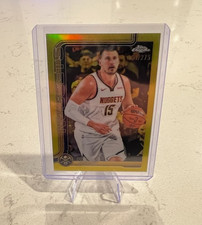 2025-26 Topps Chrome Nikola Jokic Yellow Refractor /275 Color Match 