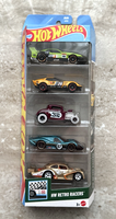 Hot Wheels Retro Racers 5Er, Gt Scorcher, Vw KäFer Racer, Ford GT40| 2025 |JBJ86