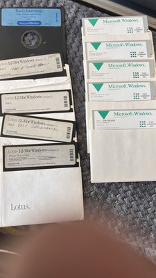 Microsoft Windows 3.1 MS-DOS 6 Plus 5.25'' Install Floppy Disks Z-NIX Company