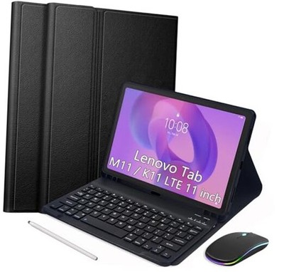 Keyboard Case for Lenovo Tab M11 / K11 LTE 11'' (2024)/K11 Gen 2 (2025), PU 