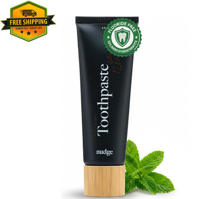 Nudge 10% Nano Hydroxyapatite Toothpaste with Vitamin E, Fluoride-Free, SLS Free