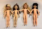 Vintage Mattel Barbie Tutti & Chris Lot of 4 Mini Doll TLC Condition
