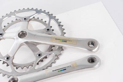 SHIMANO 600 FC-6400 9 10 speed VINTAGE CRANKSET OLD 52 39 90S 170
