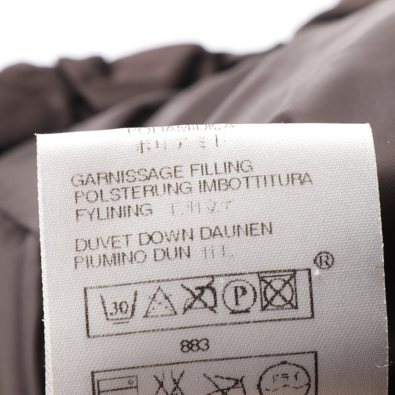 MONCLER Down jacket with Frill polyester Brown #0… - image 5