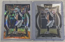 2024 Panini Select - Concourse Brock Bowers #31 Black & Orange Shock Prizm (RC)