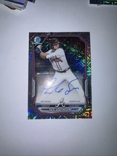 2026 Bowman Tate Southisene Mojo Refractor on card Autograph Atlanta Braves
