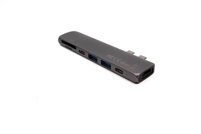 SATECHI ST-CMBPM Aluminum USB-C PRO HUB Dockingstation 4K HDMI USB 3.0, Micro SD