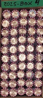 2025 P Pennsylvania Box All 50 Rolls Pennies Uncirculated Head/Head Or Head/Tail